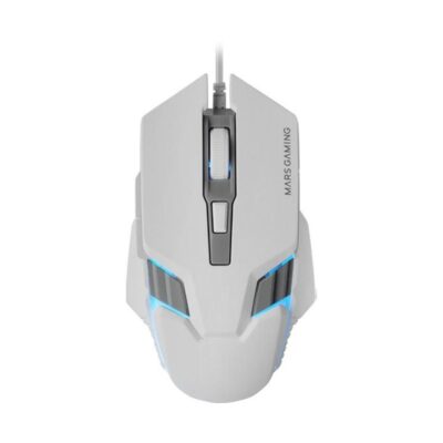 Raton mars gaming mm024w rgb flow blanco