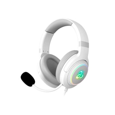 Auriculares gaming newskill sobek rgb blanco