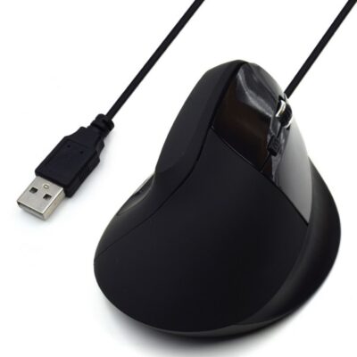 Mouse raton vertical ergonomico ewent ew3157 usb – 1800dpi – negro