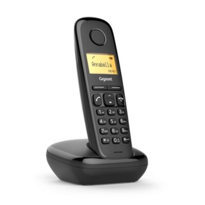 Telefono fijo inalambrico gigaset a170 negro 50 numeros agenda – 10 tonos
