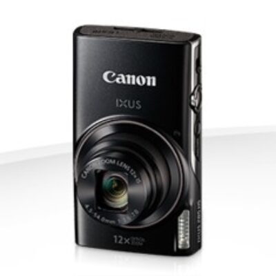 Camara digital canon ixus 285 hs negra 20.2mp zoom 24x – zo 12x – 3 pulgadas litio – videos hd – modo eco