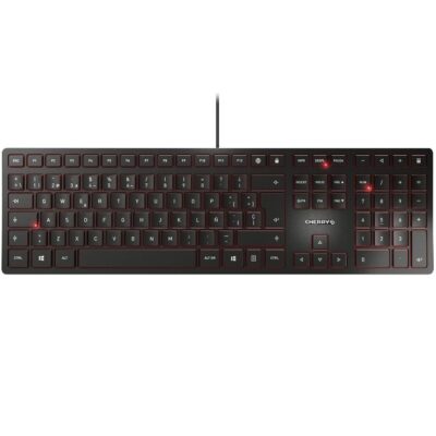 Teclado cherry kc 6000 slim ultraplano negro