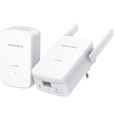 Kit de repetidores wifi mercusys mp510 kit av1000 gigabit – 300mbps – pack 2 unidades