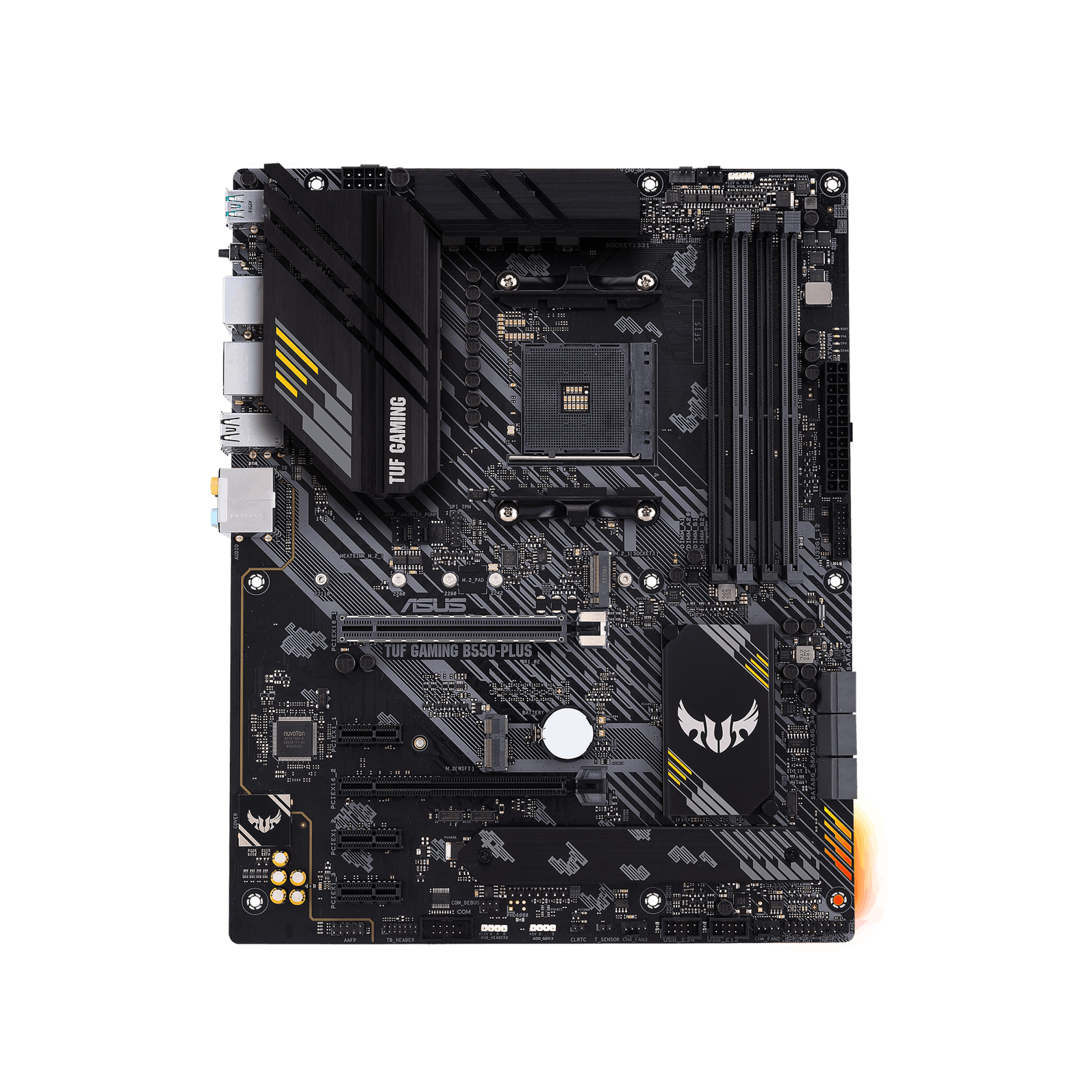 Placa base asus amd tuf gaming b550 - plus atx - 4x ddr4 - 6x sata 6gb - s - 5x usb 3.2 - 1x usb tipo c - 2x usb 2.0 90mb14g0 - m0eay0