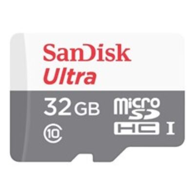 Tarjeta memoria micro secure digital sd hc + adaptador sandisk – 32gb – clase 10 – sdhc 100mb – s