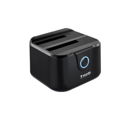 Base dock discos sata tooq 2 bahias 2.5 pulgadas – 3.5 pulgadas – usb 3.0 – funcion clonacion