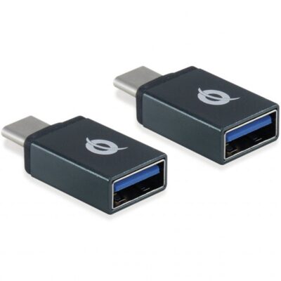 Kit adaptadores conceptronic usb tipo c 3.1 macho a usb a 3.1 hembra otg 5gb – s pack 2 unidades