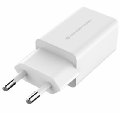 Cargador conceptronic 2xusb 5v – 12w blanco