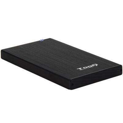 Caja externa tooq tqe – 2527b para hdd – ssd 2.5 pulgadas 9.5mm sata usb 3.0 negra