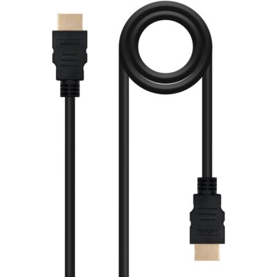 Cable nanocable hdmi macho – macho negro 1.8m