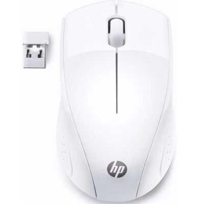 Raton inalambrico hp optico wireless 220 – hasta 1600dpi – blanco nieve