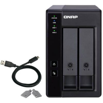 Caja de expansion de raid qnap tr – 002 usb 3.2 gen 2 2 bahias