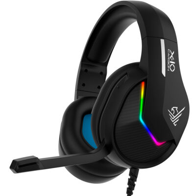 Auriculares gaming phoenix x – io negros multiplataforma con cable jack y adaptador