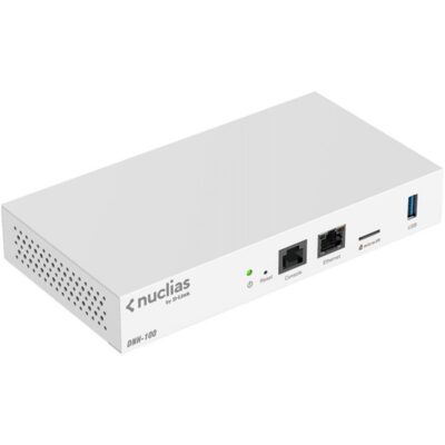Hub d – link dnh – 100 nuclias connect inalambrico 1 puerto gigbabit ethernet 10 – 100 – 1000 1 puerto de consola 1 usb 1 micro sd