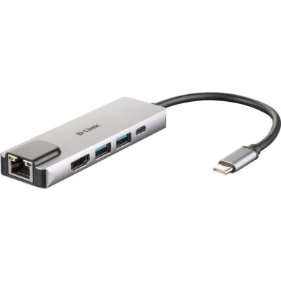 Hub d – link dub – m520 2 usb 3.1 hdmi rj45 usb tipo c