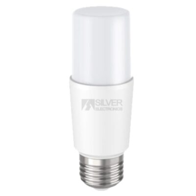 Bombilla led silver electronic eco tubular t37 ip20 – 720 lm – 9w=60w – e27 – 5000k – a+