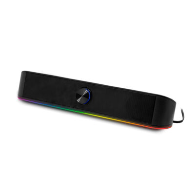 Phoenix ohmios barra sonido rgb 6w rms bt – bluetooth – usb – aux – botones tactiles