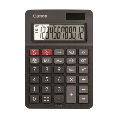 Calculadora canon sobremesa as – 120ii emea dbl – 12 digitos