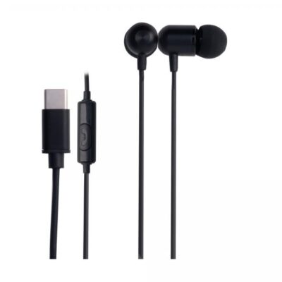 Auriculares intrauditivos fonestar x3 – nc – microfono – usb tipo c – negro