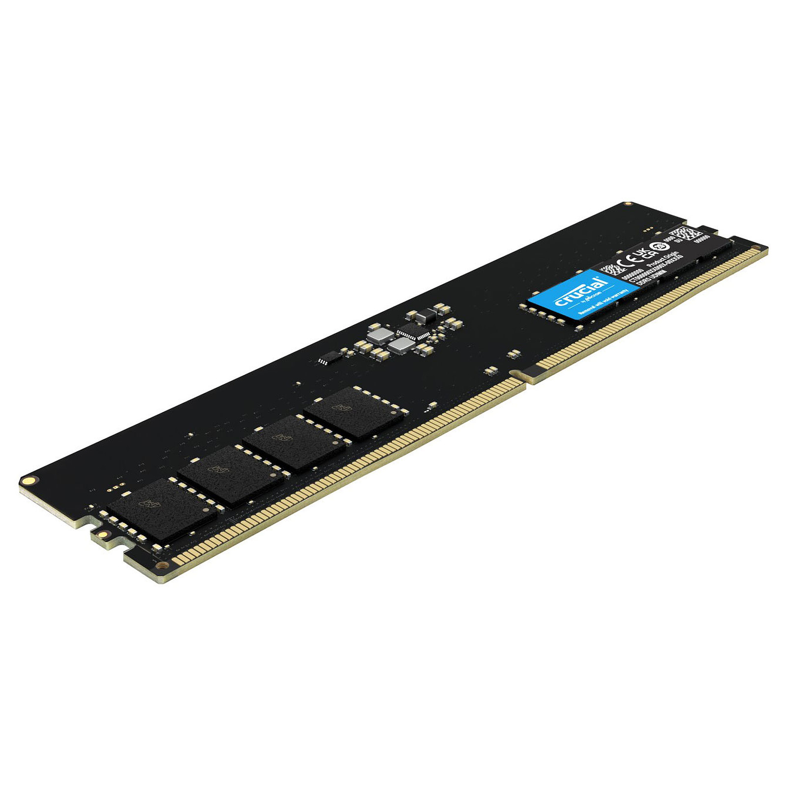 Memoria ram ddr5 8gb crucial - udimm - 4800 mhz - pc5 38400 cl40