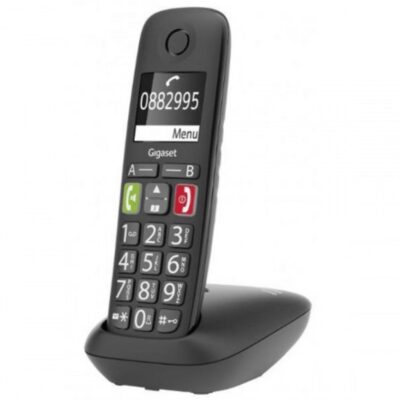 Telefono fijo inalambrico gigaset e290 negro 150 numeros – 21 tonos