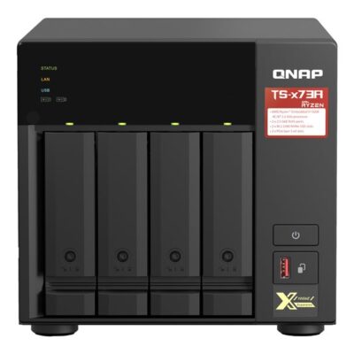 Servidor nas qnap ts – 473a – 8g 8gb 2.5g 4 compartimientos