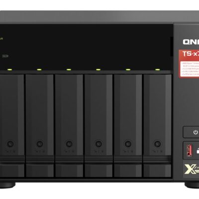 Servidor nas qnap ts – 673a – 8g 8gb 2.5g 6 compartimentos