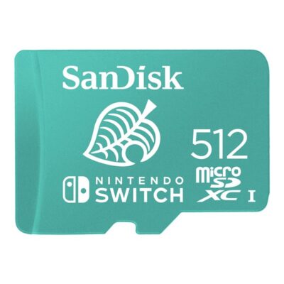 Tarjeta memoria sandisk micro secure digital 512gb cobranded sdxc uhs – i u3 clase 10 licencia nintendo