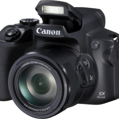 Camara digital canon powershot sx70 hs 20.3mp – zo 65x – 3» – video 4k – wifi – negra – litio