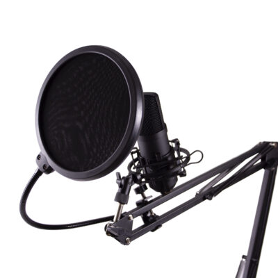 Microfono condensador coolbox podcast 03