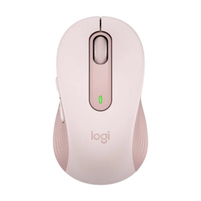 Mouse raton logitech m650 mediano optico wireless inalambrico rosa