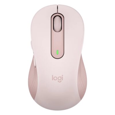 Mouse raton logitech m650 grande optico wireless inalambrico rosa