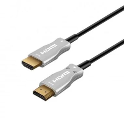 Cable hdmi ewent 4k uhd fibra optica hibrido 10m – macho – macho