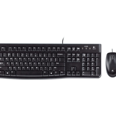 Teclado + mouse raton logitech desktop mk120 usb italiano