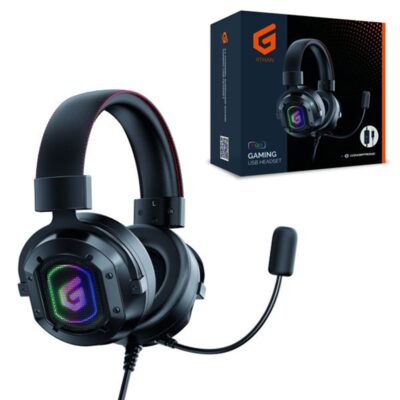 Auricular gaming conceptronic athan02b – usb – microfono – rgb