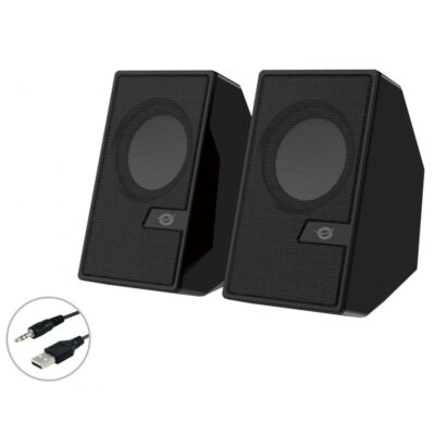 Altavoces conceptronic bjorn02b – 6w – negro