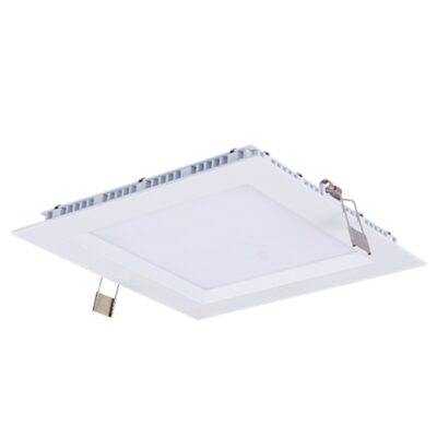 Downlight led silver electronics gort cuadrado y empotrable 1300 – 18w – 6000k blanco