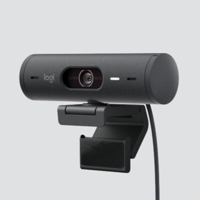 Webcam logitech brio 500 grafito full hd – usb tipo c