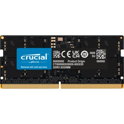 Memoria ram ddr5 16gb crucial – sodimm – 4800 mhz – pc5 38400 cl40