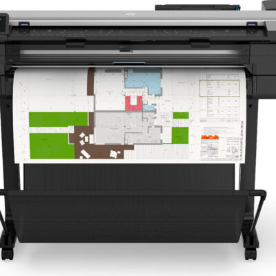 Plotter hp designjet t830 a0 36 pulgadas – 2400ppp – usb – red – wifi – wifi – direct – base impresora