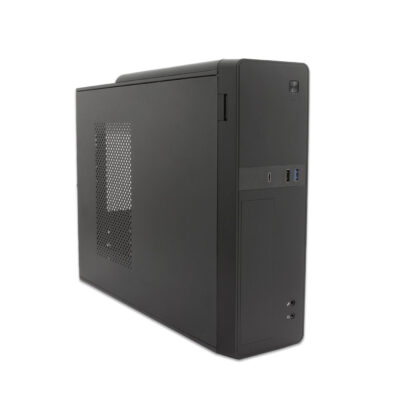 Caja ordenador sobremesa coolbox microatx slim t310 usb – c lector de tarjetas fuente sfx incluida