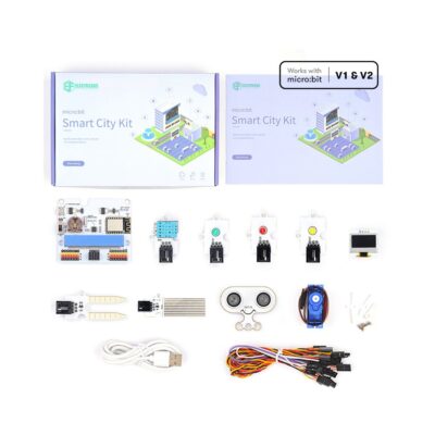 Kit de sensores inteligentes micro:bit ciudad inteligente – smart city kit – sin placa