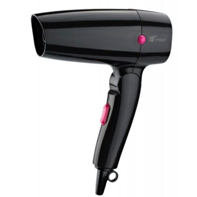 Secador de pelo de viaje thulos th – hd1200 negro – rosa 1200w