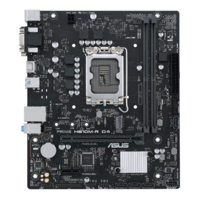 Placa base asus intel prime h610m – r d4 m – atx – 2x ddr4 – 4x sata3 – 2x usb 3.2 – 2x usb 2.0 90mb1b40 – m0ecy0