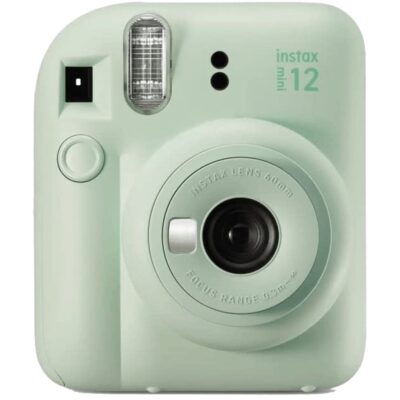 Camara fujifilm mini instax 12 flash – autoexposicion – verde menta