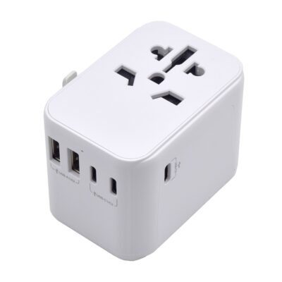 Enchufe universal ewent ew1470 eu – usa – uk – aus 2 x usb – 3 x usb tipo c