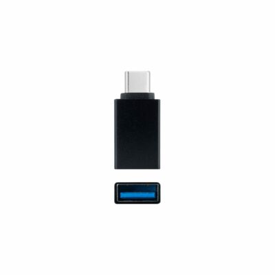 Adaptador usb a a usb c nanocable negro – hembra – macho