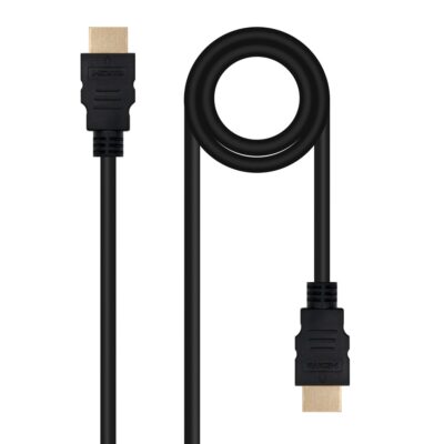 Cable hdmi 2.0 nanocable 3m – macho – macho – negro