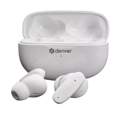 Auricular bluetooth denver twe – 49enc – blanco