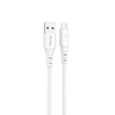 Cable qcharx lisbon usb a lightning 3a – 1 m – pvc blanco
